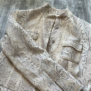 Vintage Elie Tahari Snakeskin Jacket